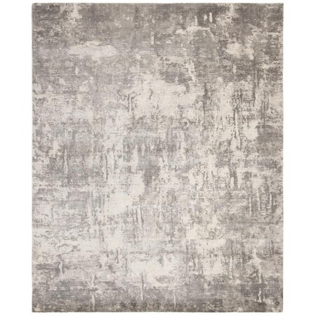 Safavieh 6 x 9 in. Mirage Contemporary Hand Loomed Rectangle Viscose Rug Grey & Silver MIR336F-6